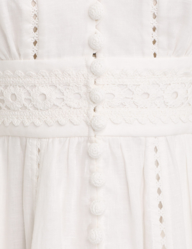 DEVI SPLICED BILLOW MINI DRESS 6