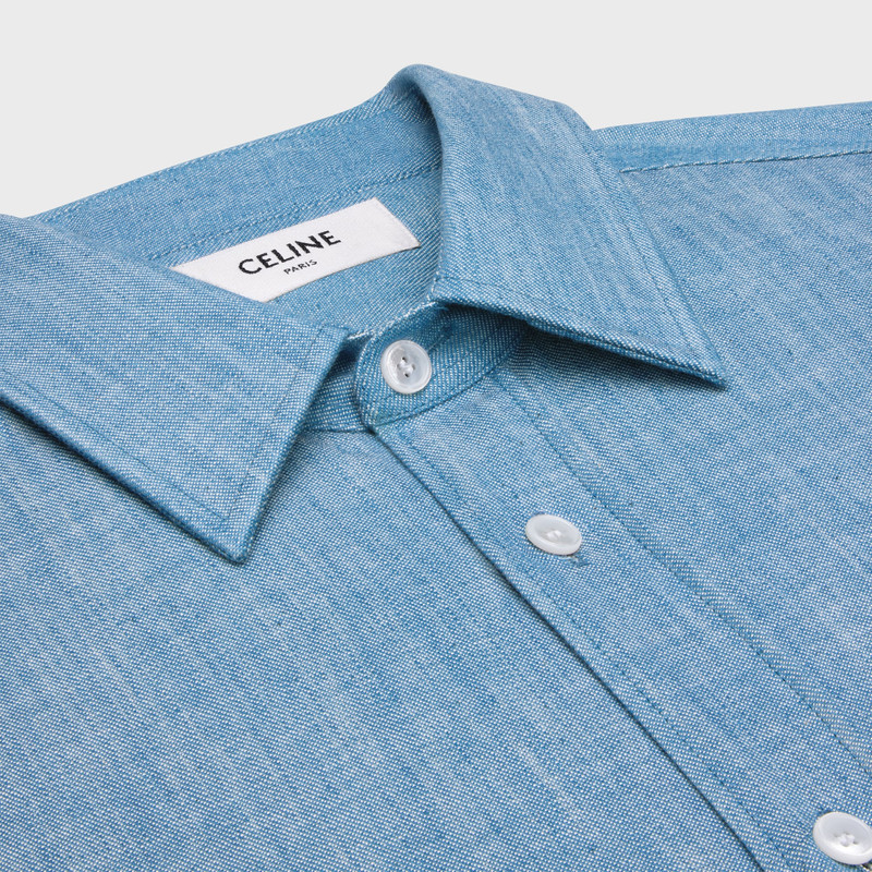 loose shirt in chambray cotton 3