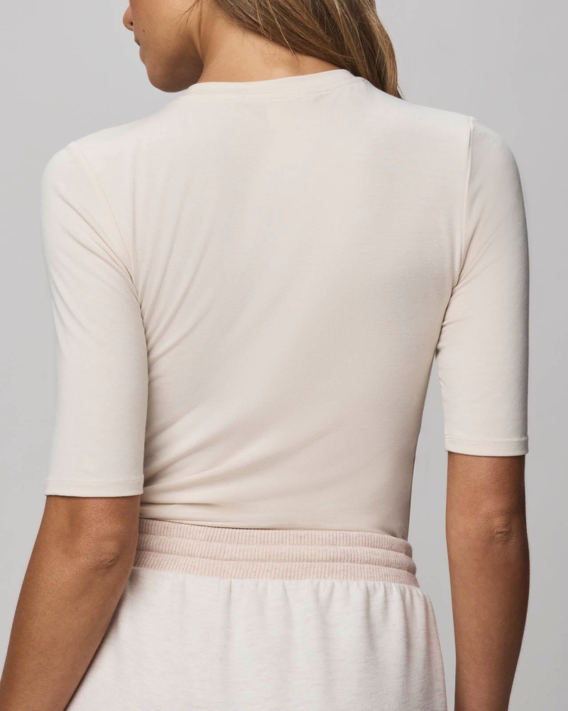 Bamboo Blend Quarter Sleeve Tee 5