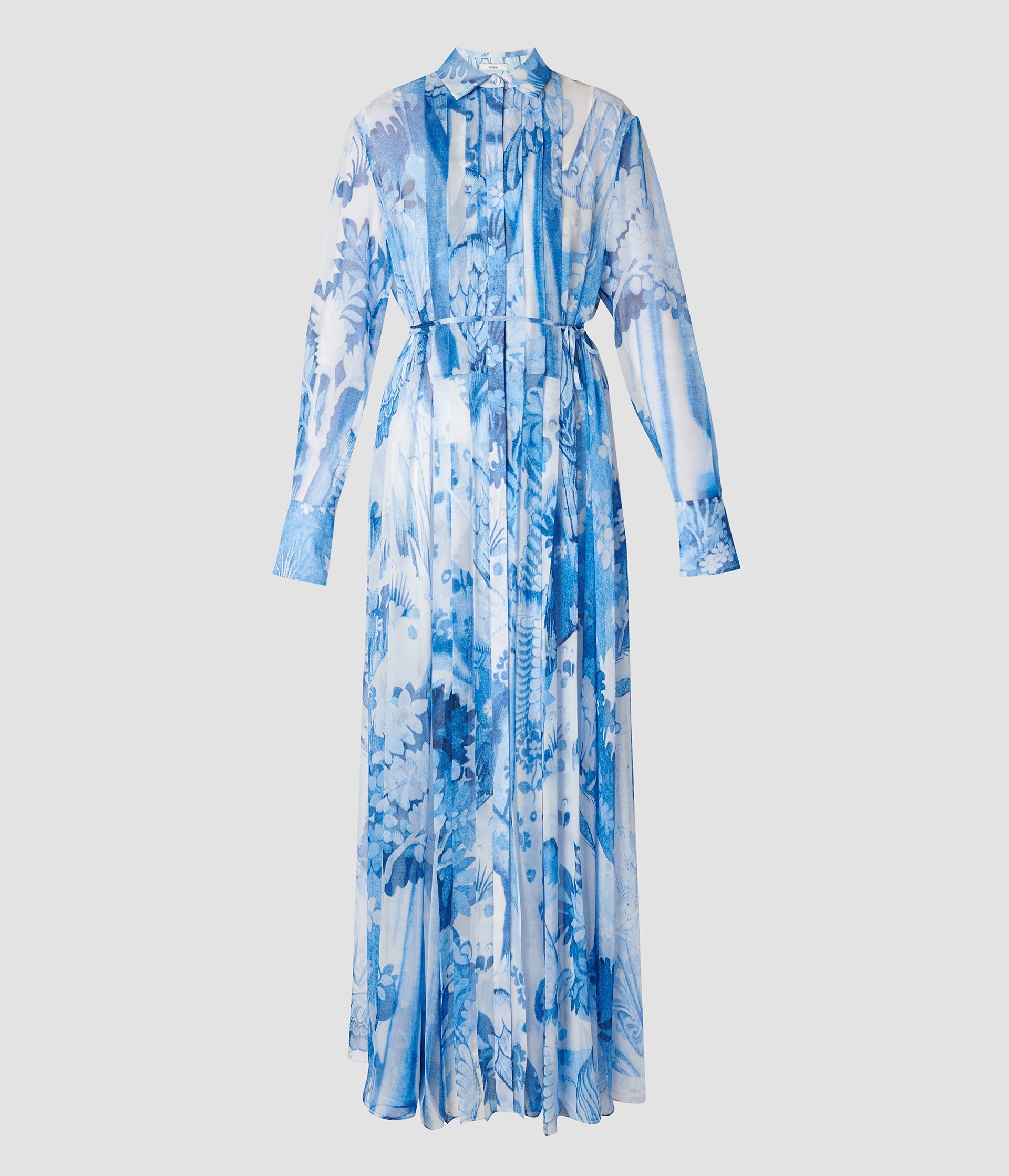 PLEATED DETAIL GOWN - 1