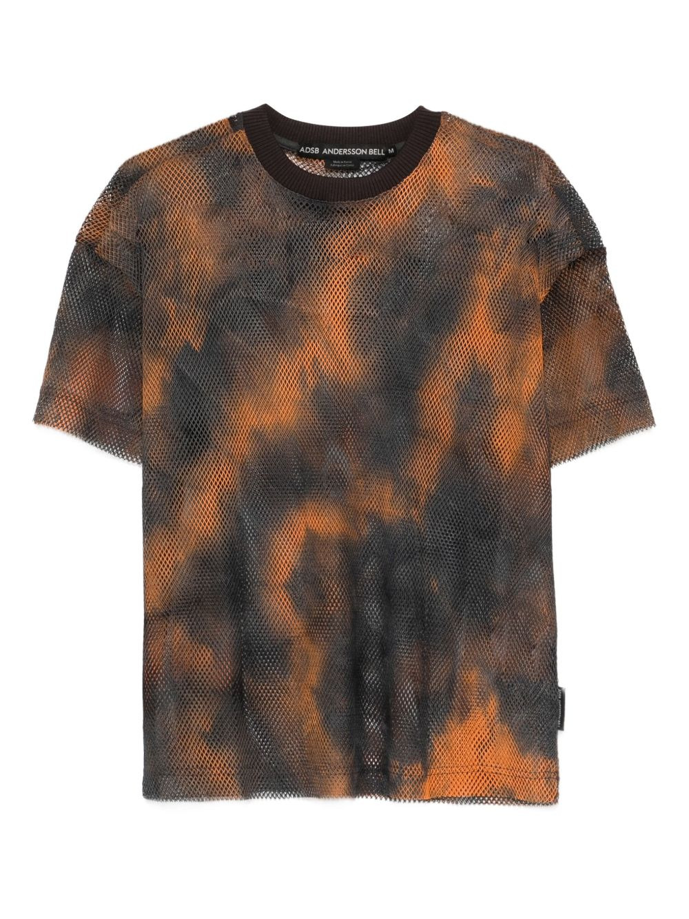 tie-dye mesh T-shirt - 1