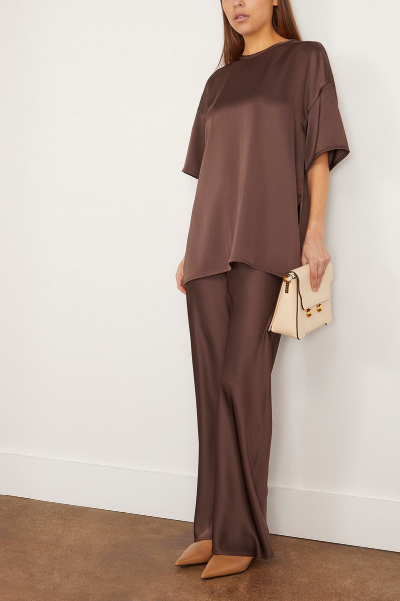 A.EMERY Bristowe T-Shirt in Chocolate outlook