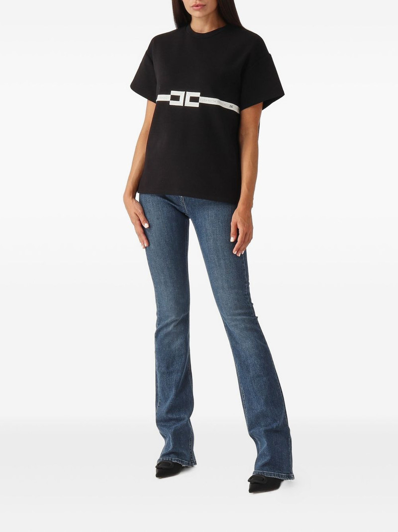 ELISABETTA FRANCHI logo tape top outlook