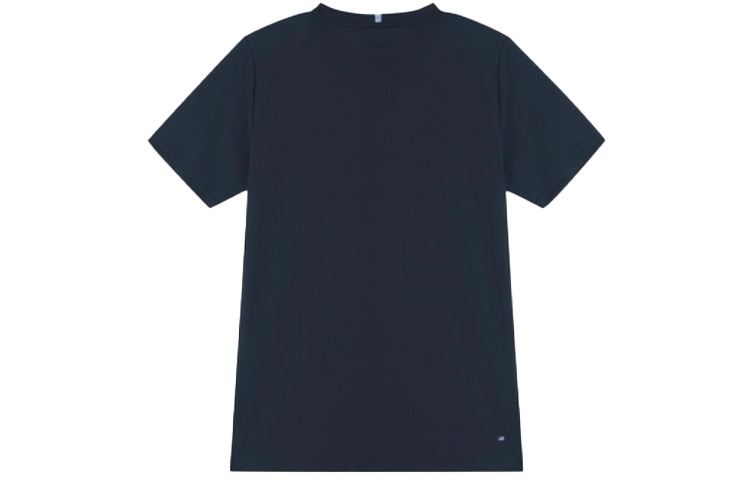 New Balance Men's New Balance Logo Alphabet Printing Sports Round Neck Navy Blue MT11205-ECL - 2