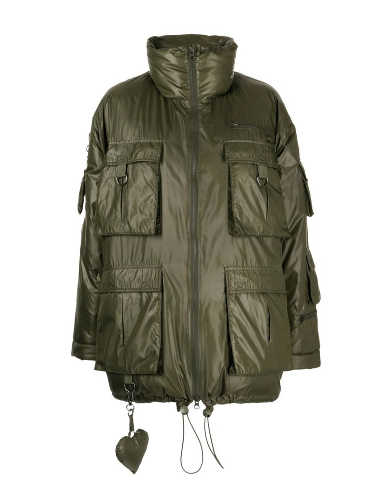Cargo Pocket Puffer Coat 14