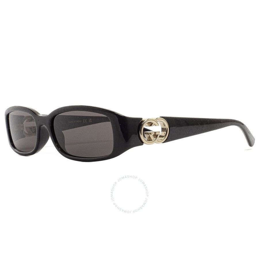 Gucci Grey Rectangular Ladies Sunglasses GG1661S 001 54 - 2