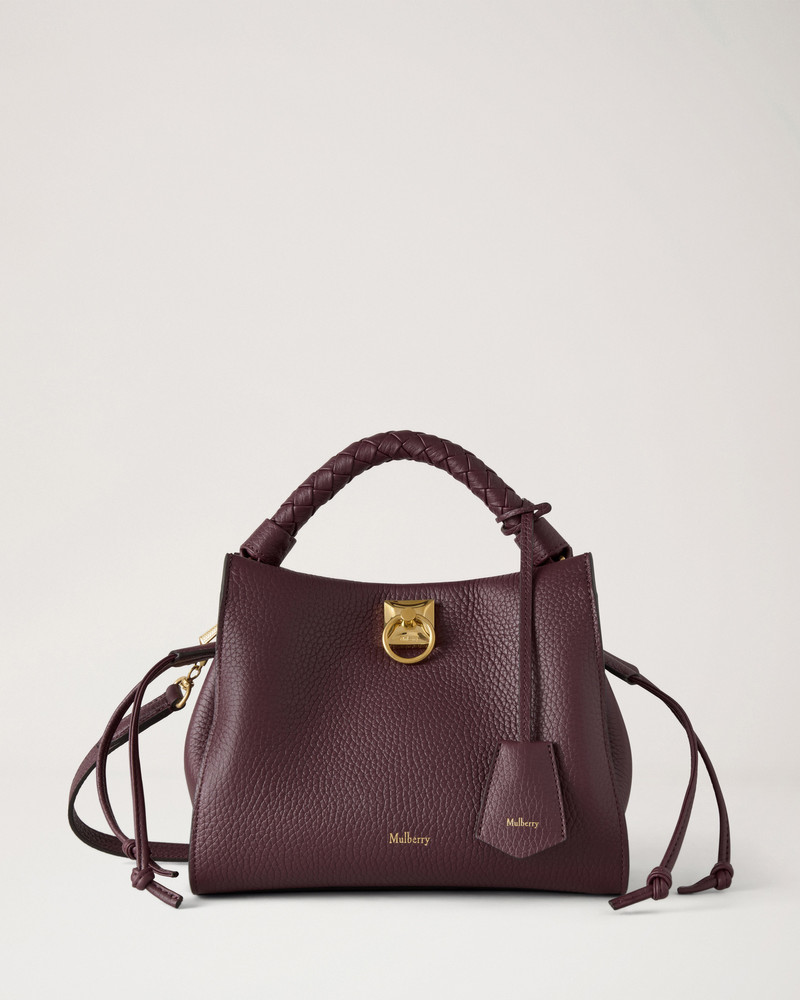 Small Iris Black Cherry Heavy Grain 1