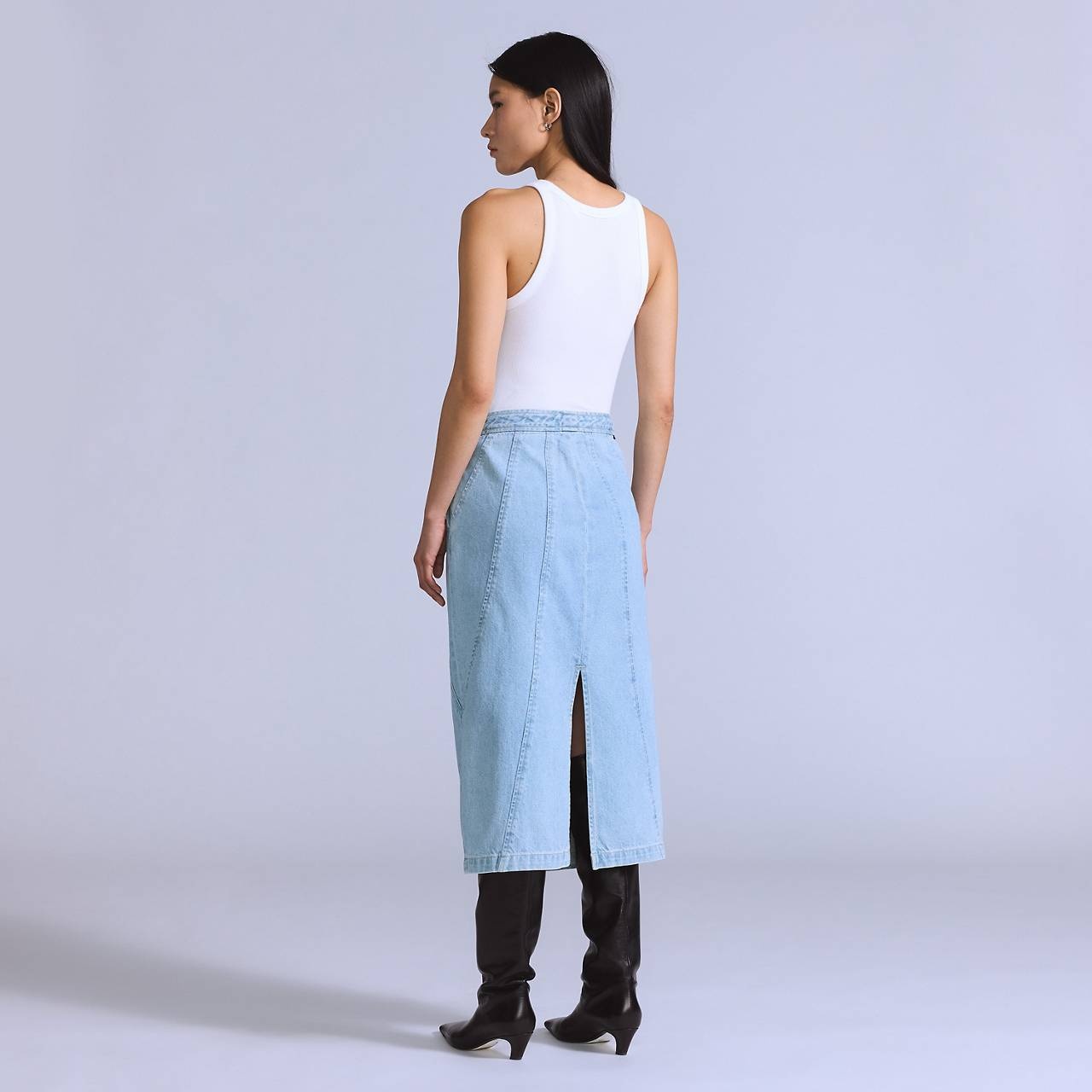 SEAMED SKIRT - 5