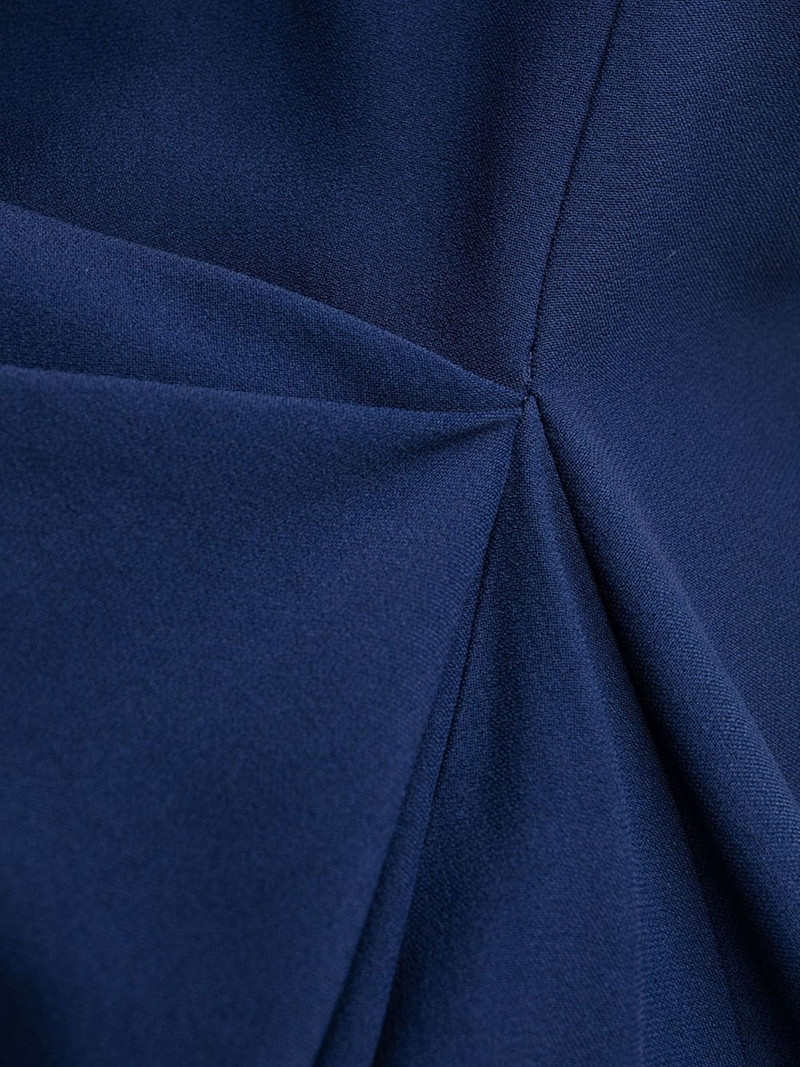 spaghetti-strap draped dress 5