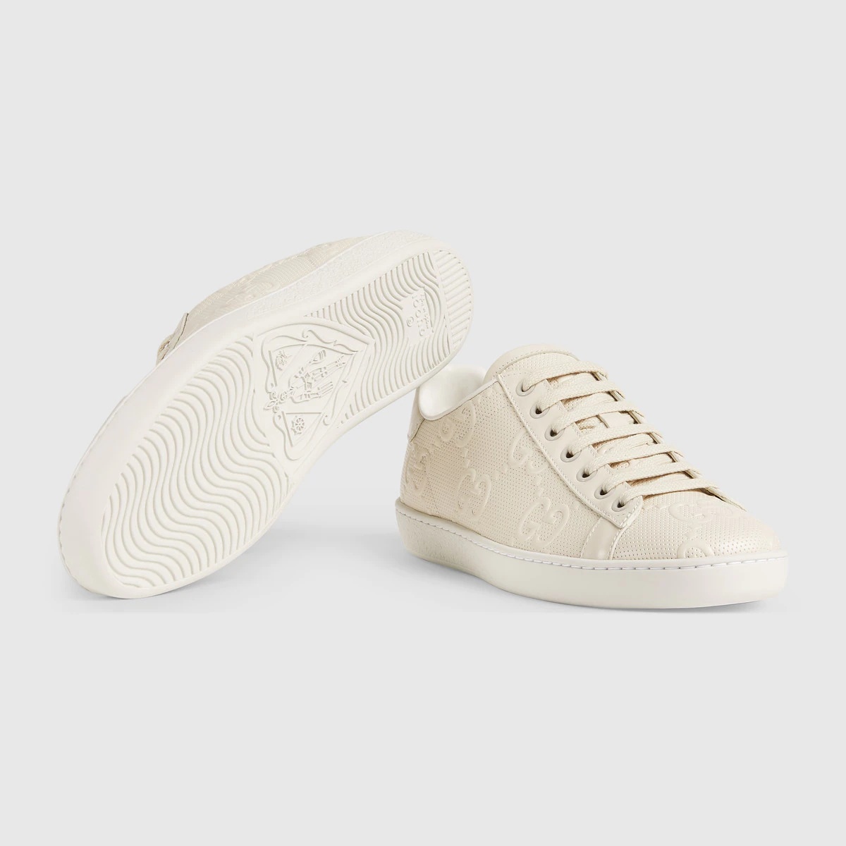 Women's GG embossed Ace sneaker - 6