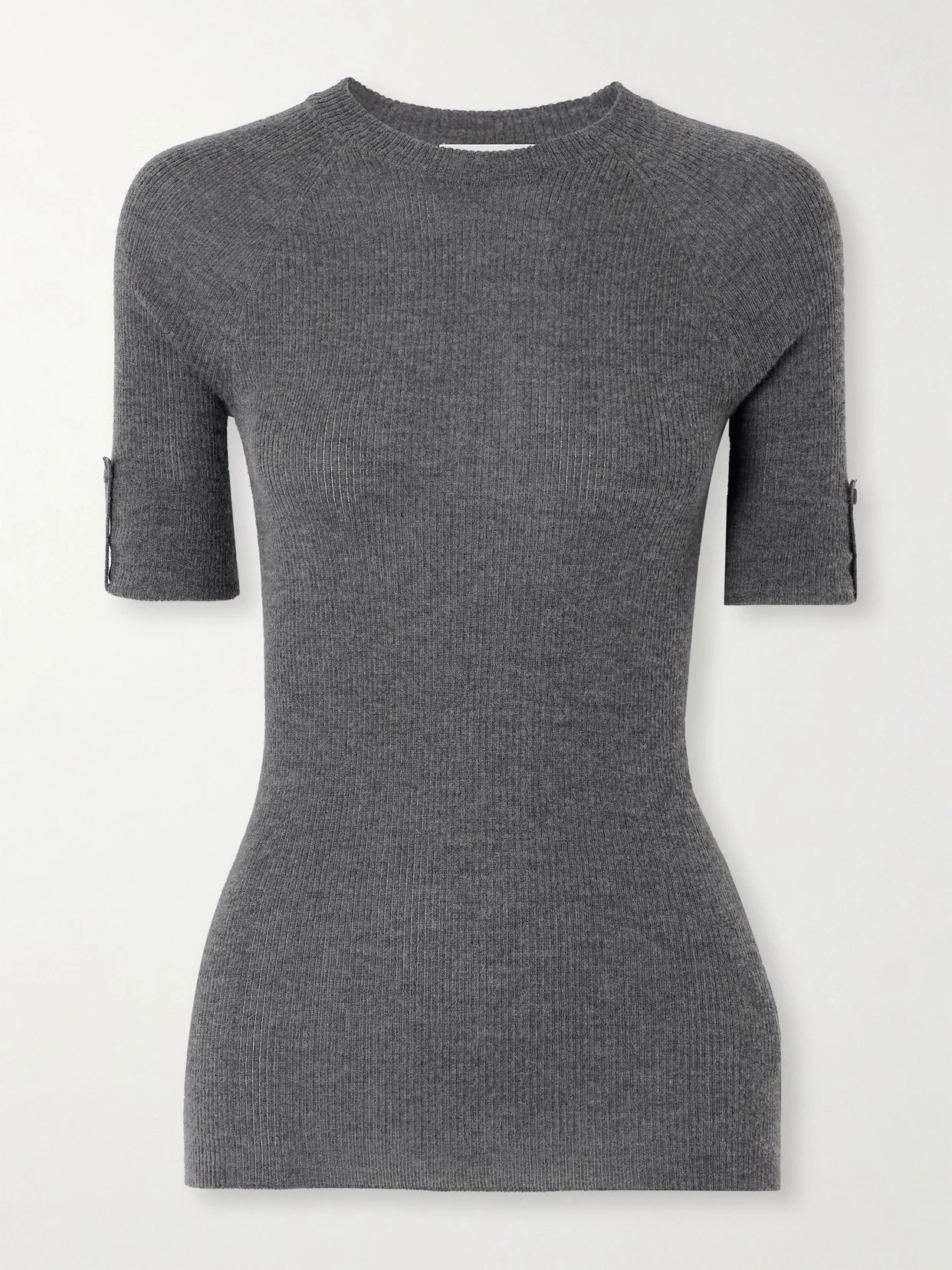 Ribbed Cashmere And Silk-blend Sweater - 1