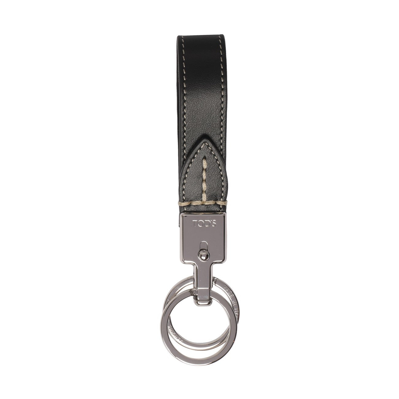 Tod's Men Logo Leather Keyring - 1
