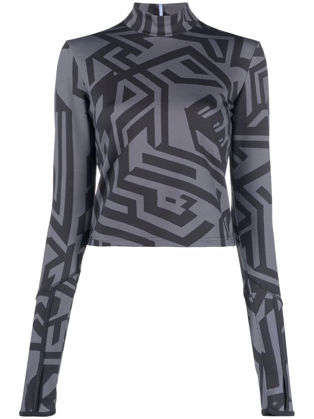 geometric-print top - 1