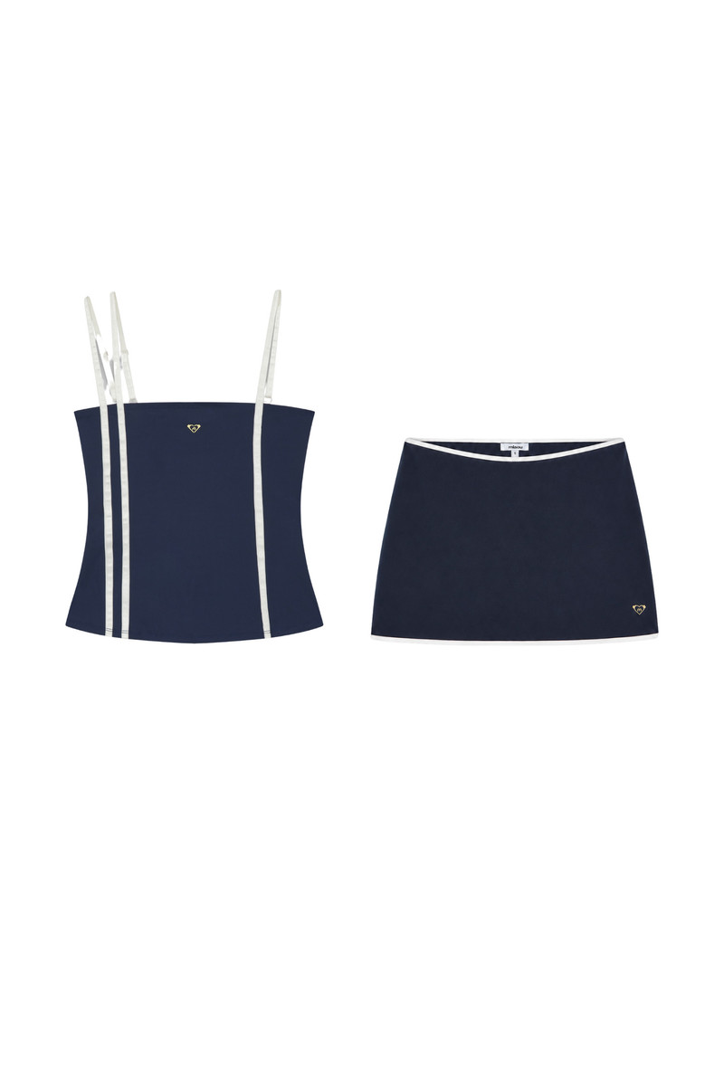 ROXY SERENA TANK + ELEKTRA SKIRT - NAVY 1