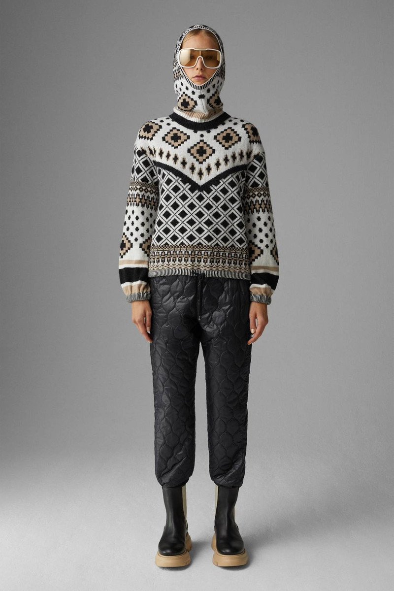 BOGNER CAYA QUILTED TROUSERS IN BLACK outlook