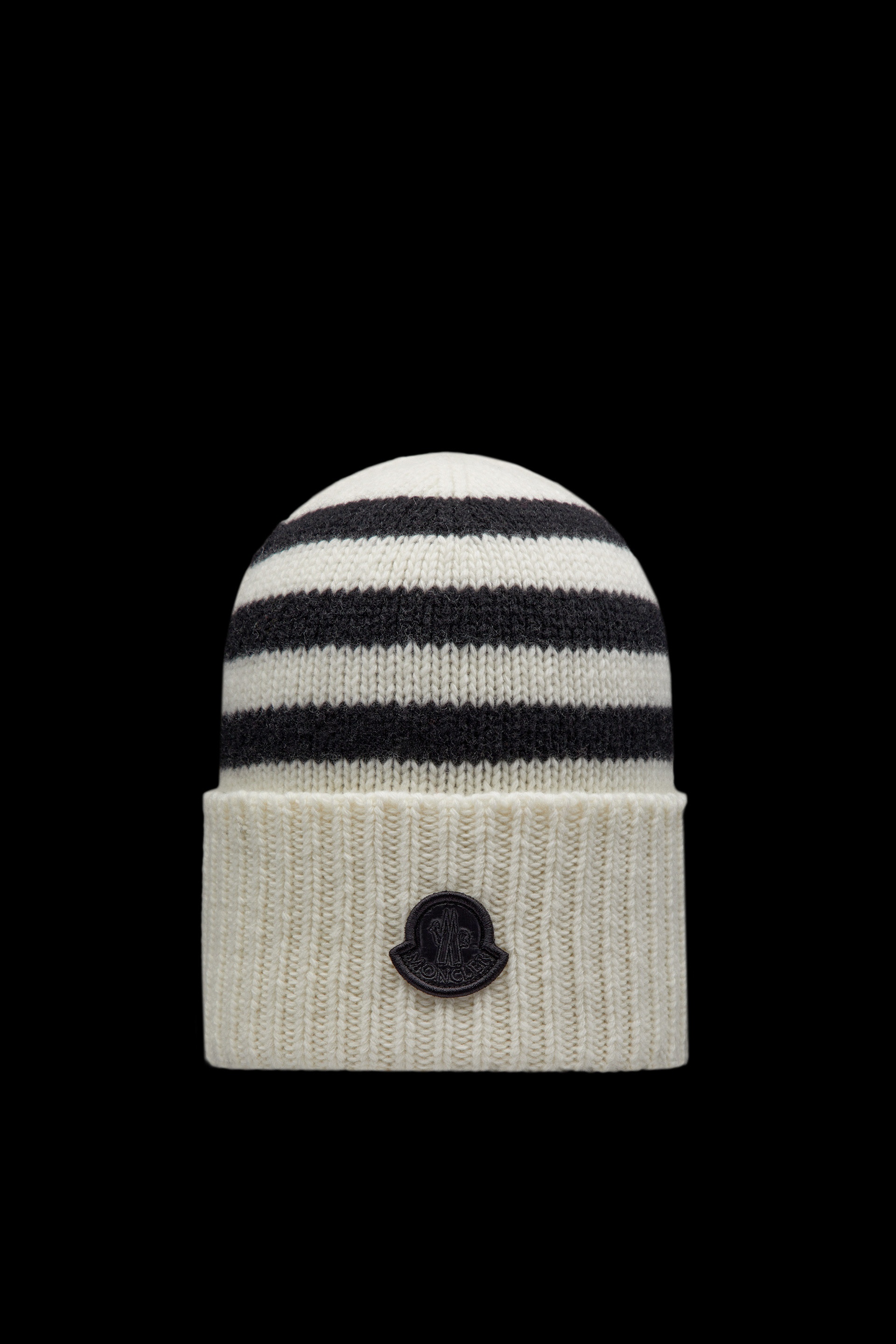 Striped Wool Beanie - 1