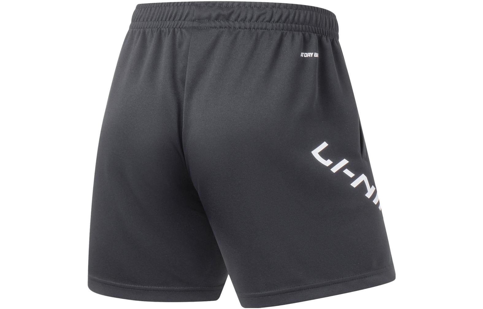 Li-Ning Logo Badminton Training Shorts 'Black' AAPT059-1 - 2