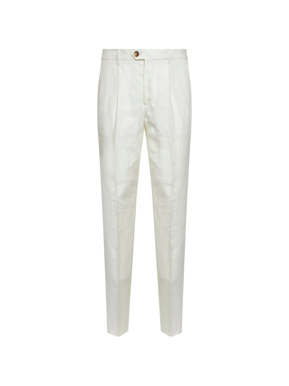 pleated tapered-leg trousers - 1