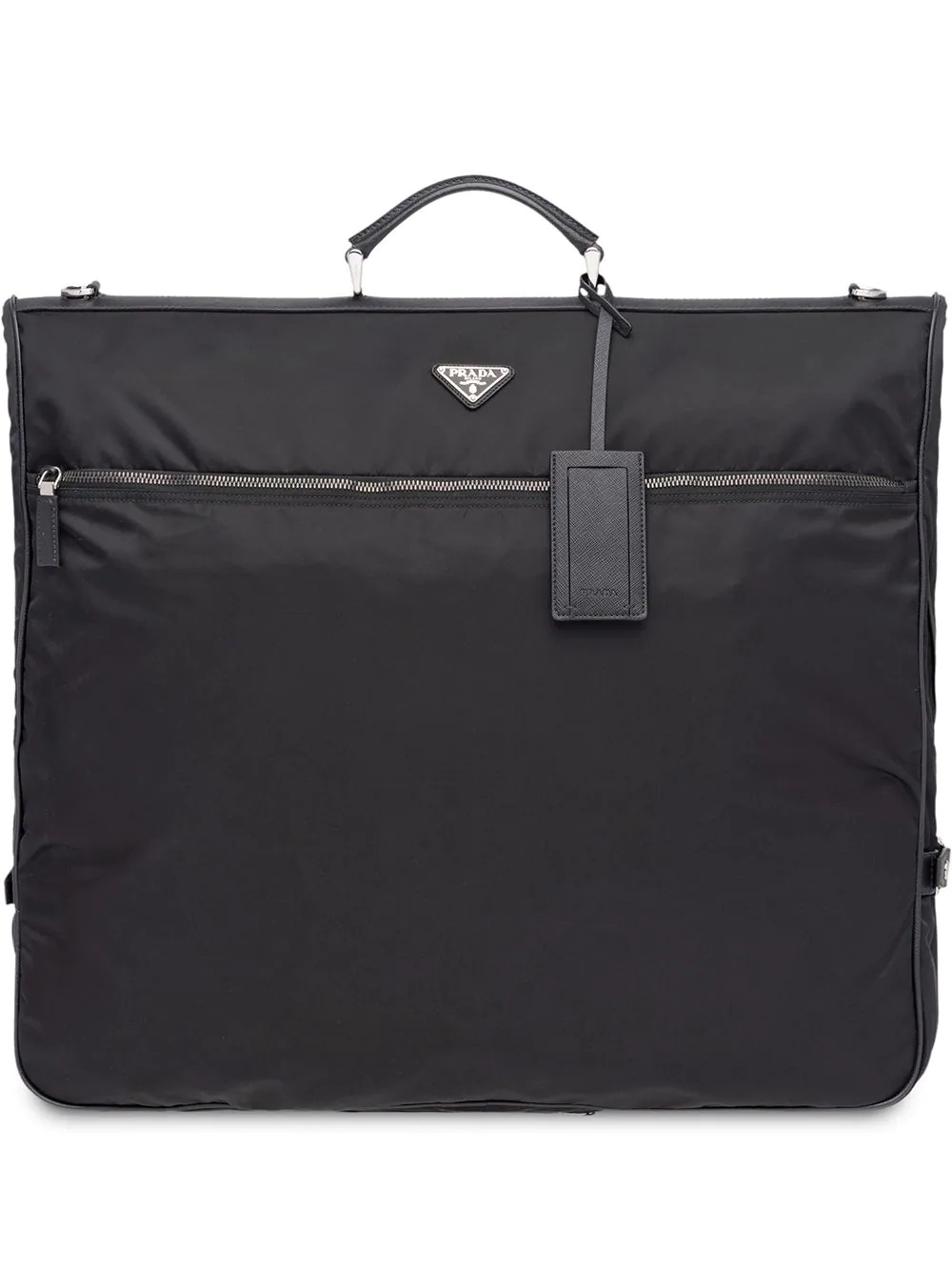 Saffiano leather and nylon garment bag - 1