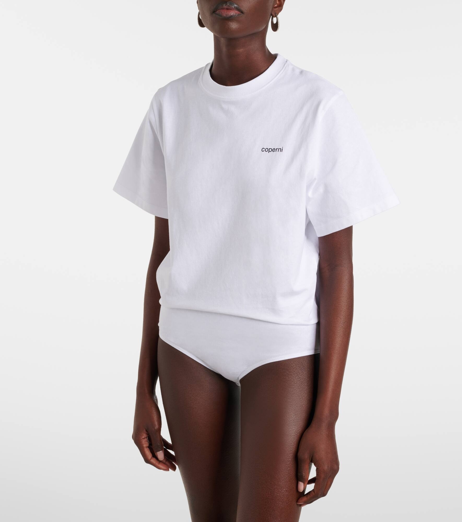 Logo cotton bodysuit - 3