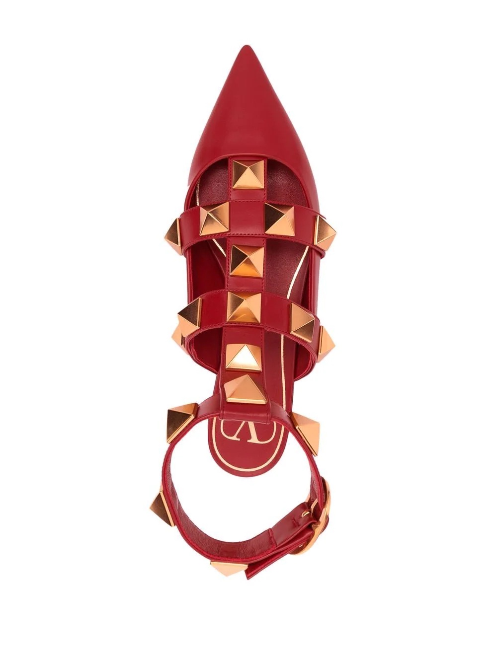 Roman Stud ballet flats - 4