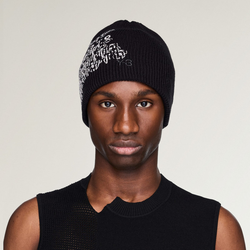 Y-3 GRAPHIC BEANIE 4