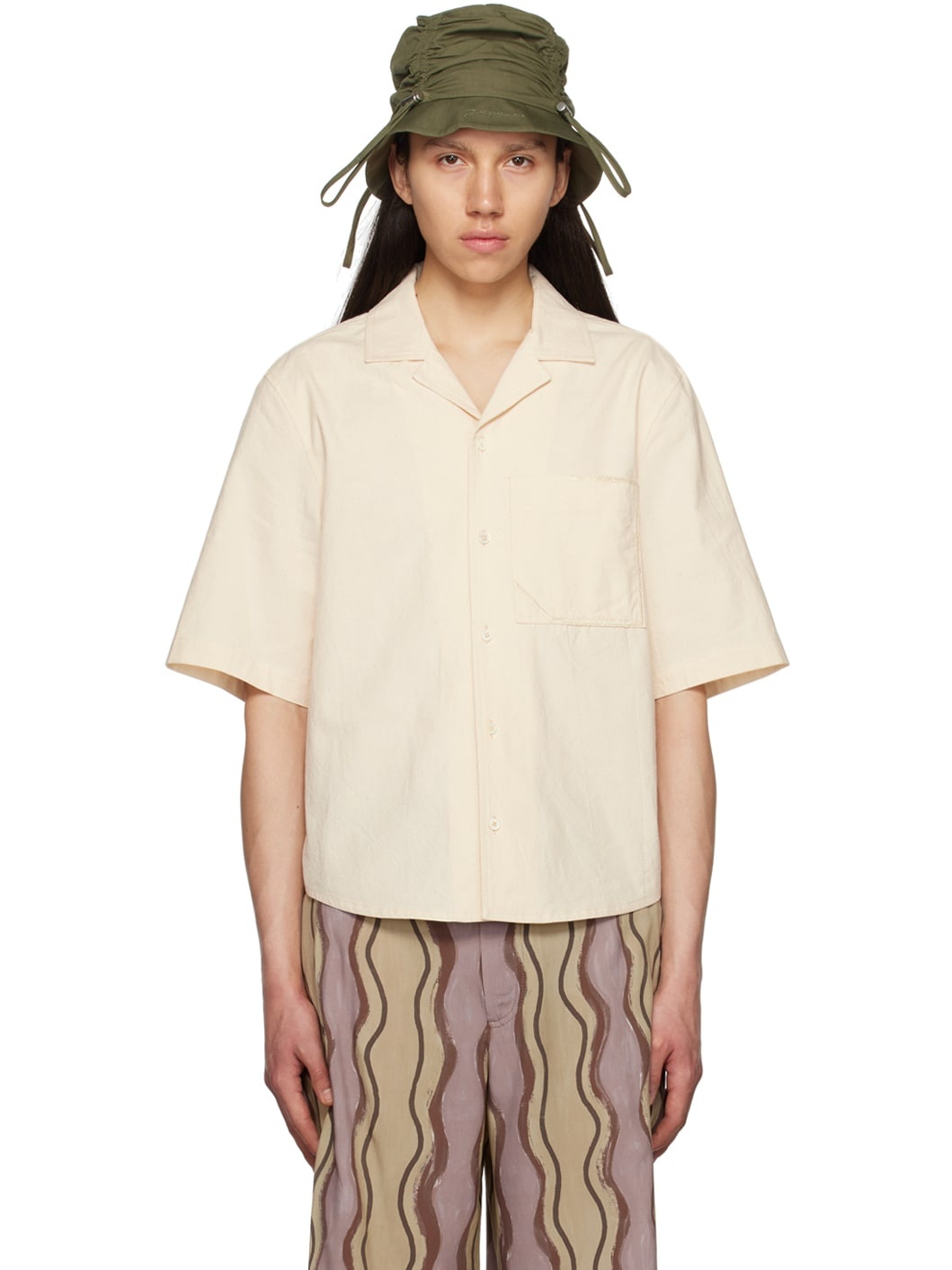 Off-White Le Raphia 'La Chemise Cordao' Shirt - 1