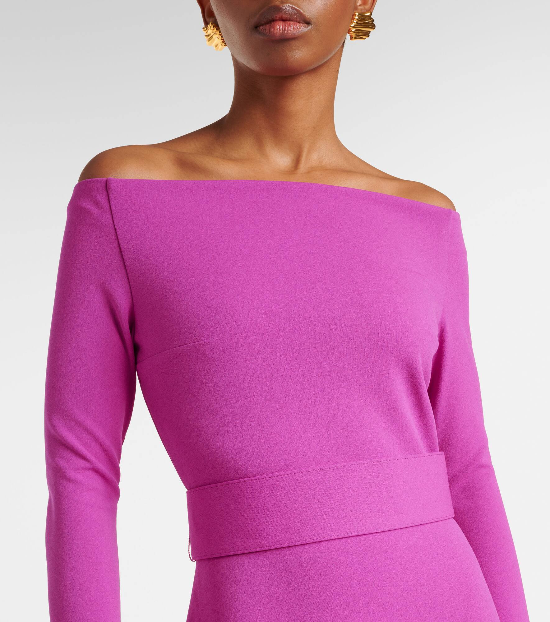 Sabina off-shoulder gown - 4