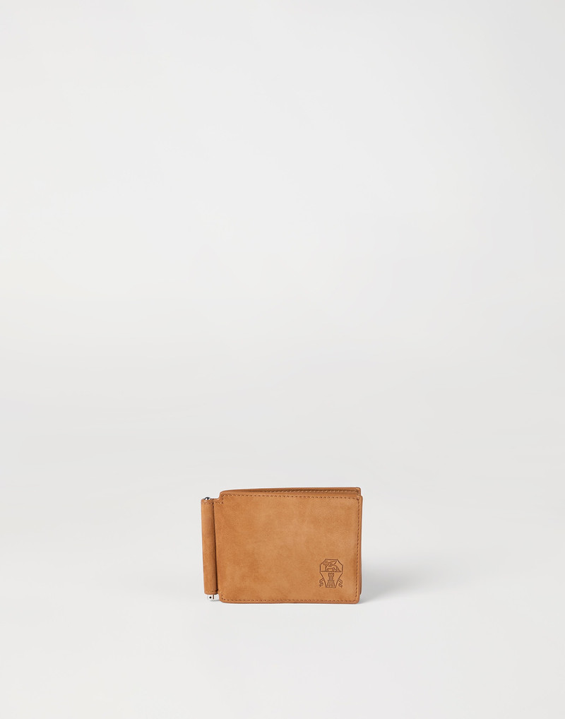 Nubuck money clip wallet 1