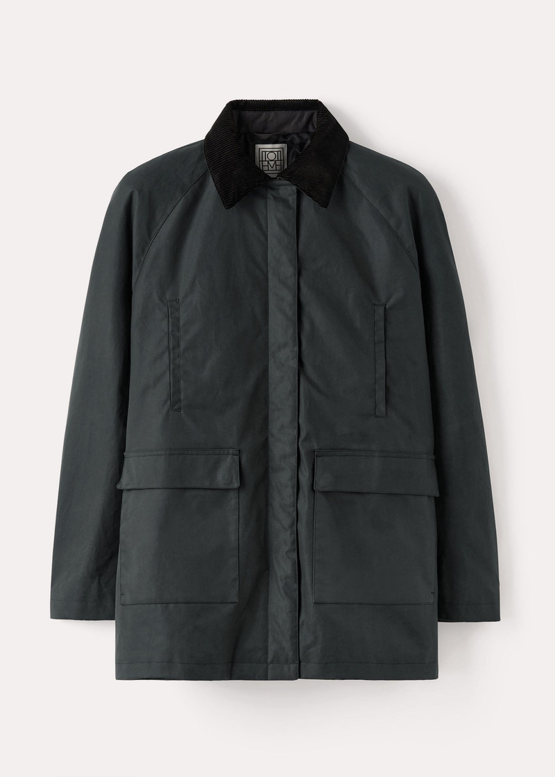 Country jacket washed black 1