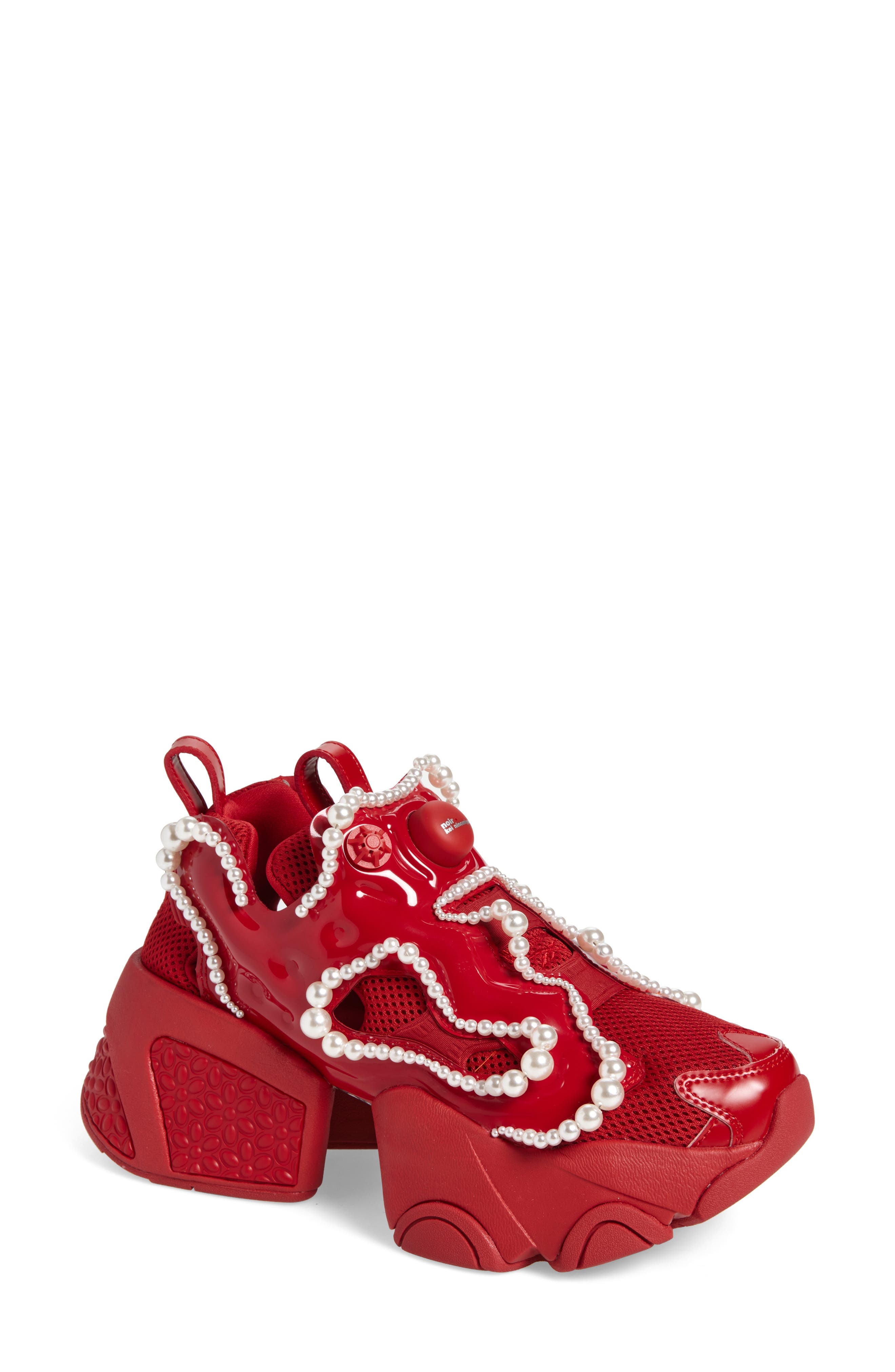 Noir Kei Ninomiya x Reebok Instapump Fury Platform Sneaker in Red at Nordstrom - 1