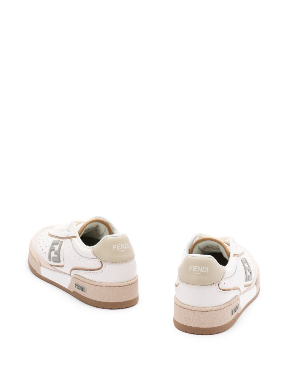 Fendi Match leather sneakers - 5