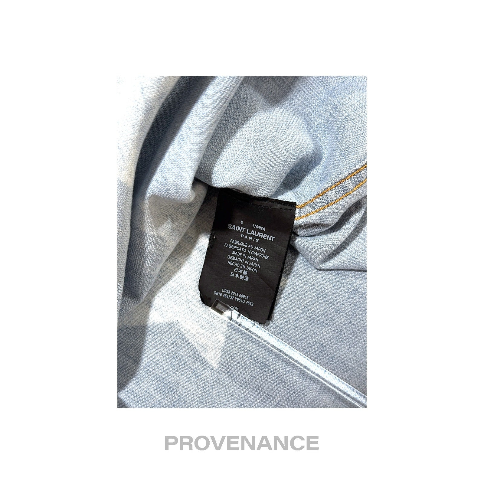 Saint Laurent Paris SLP Western Denim Shirt - Stars S - 11