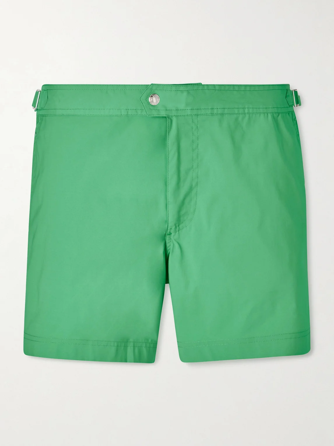 Straight-Leg Mid-Length Swim Shorts - 1