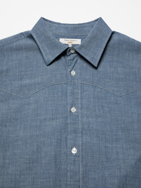 George Chambray Shirt Blue - 3