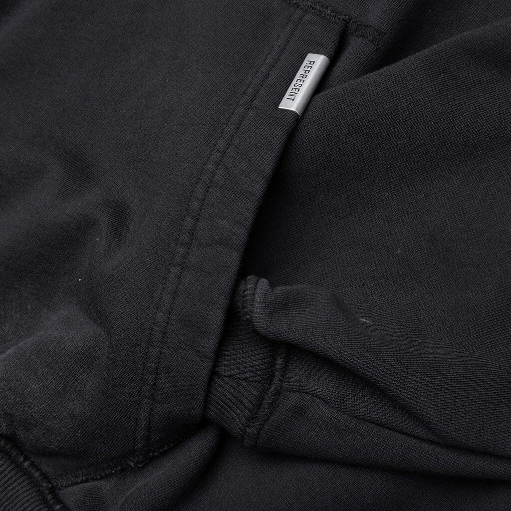 LEGACY OVERPRINT HOODIE - VINTAGE BLACK - 4