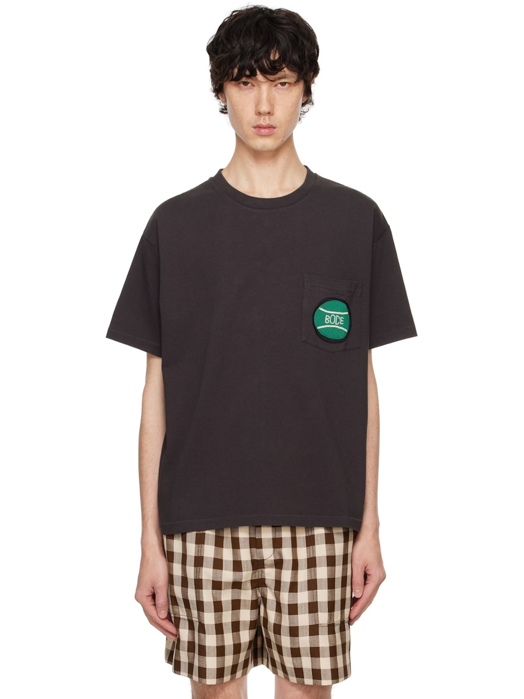 Black Game Point Pocket T-shirt - 1