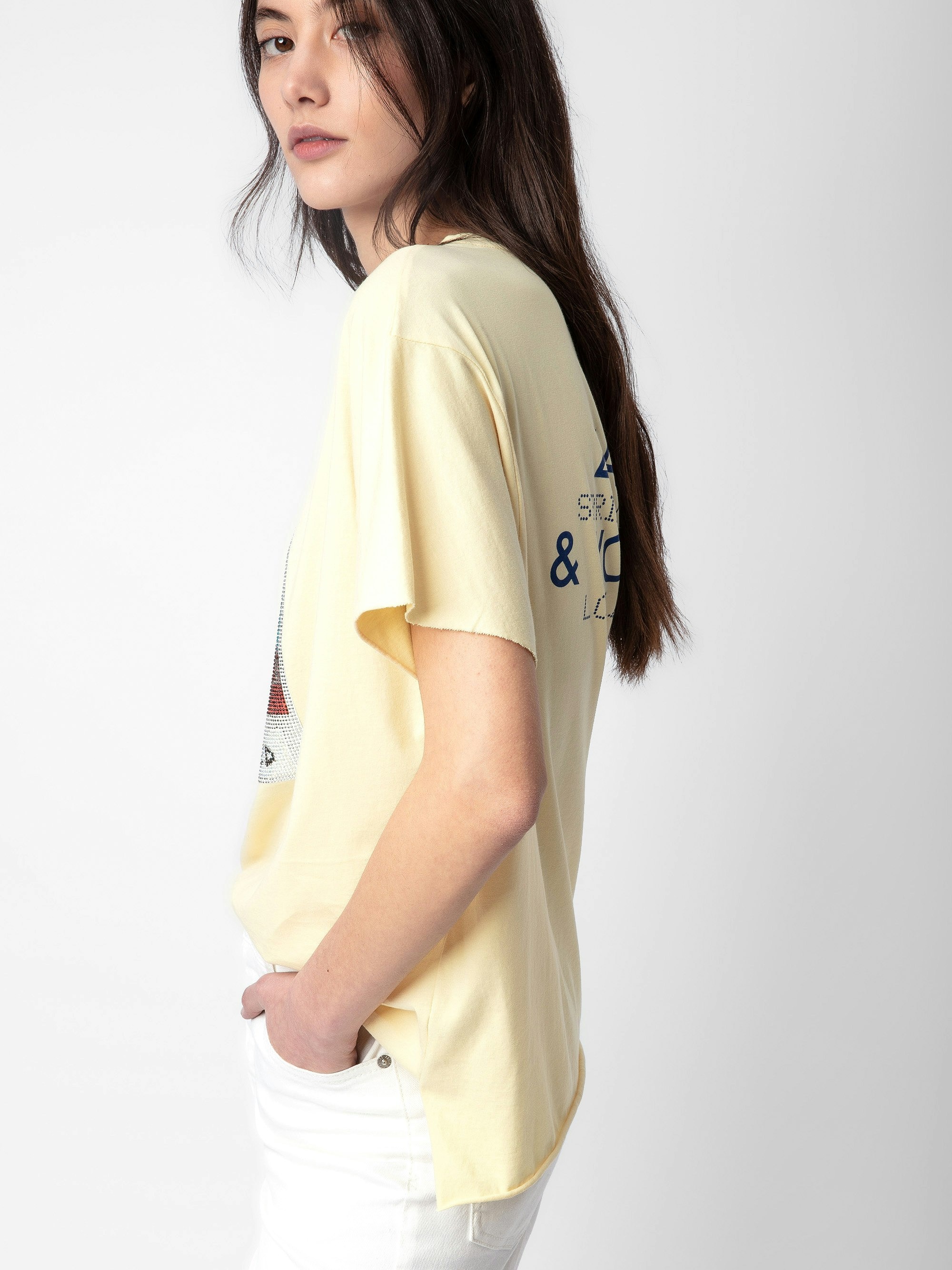 Tommer Diamanté Photoprint T-shirt - 5