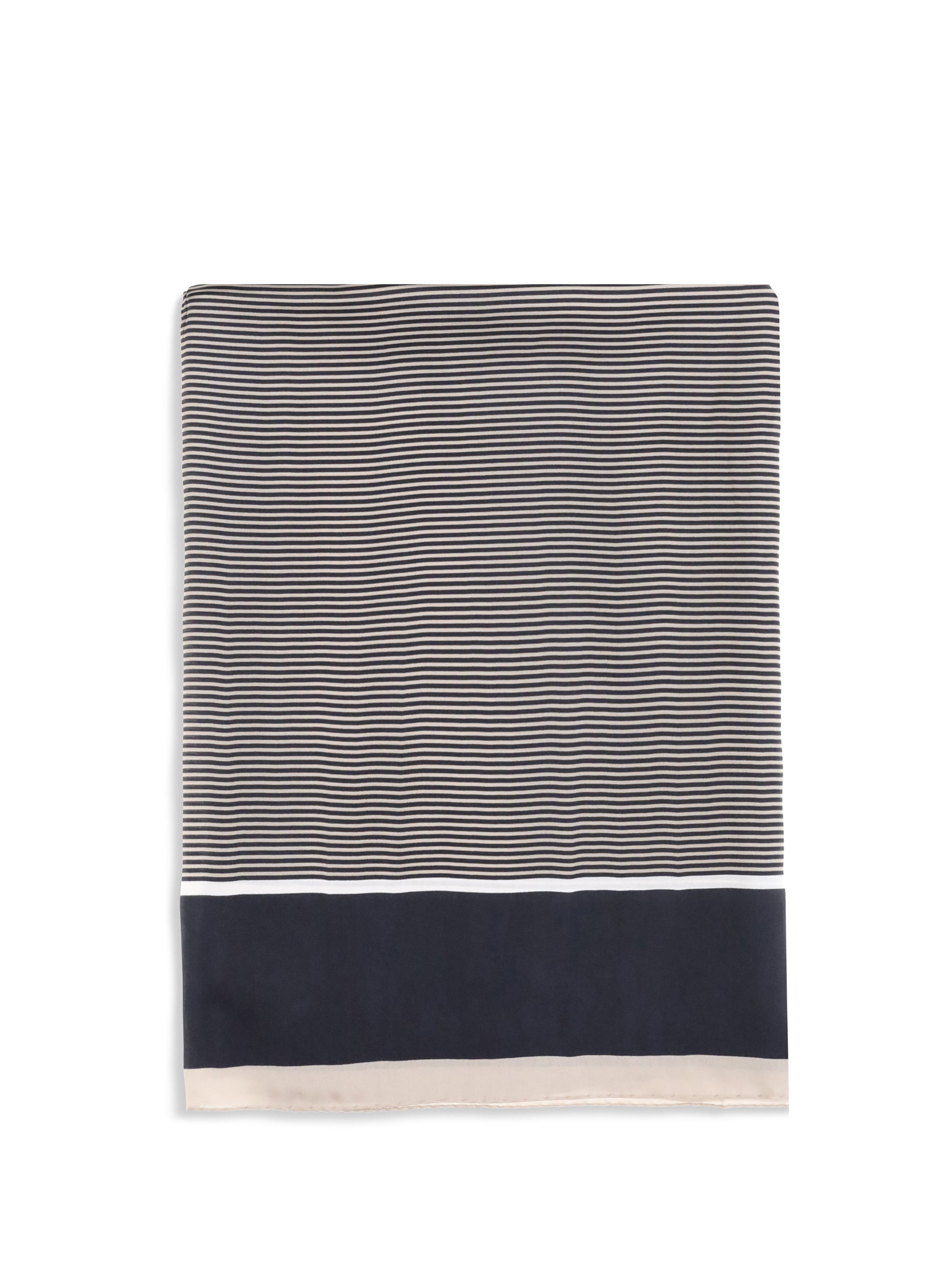 Saint Laurent Women Cassandre Striped Stole - 1