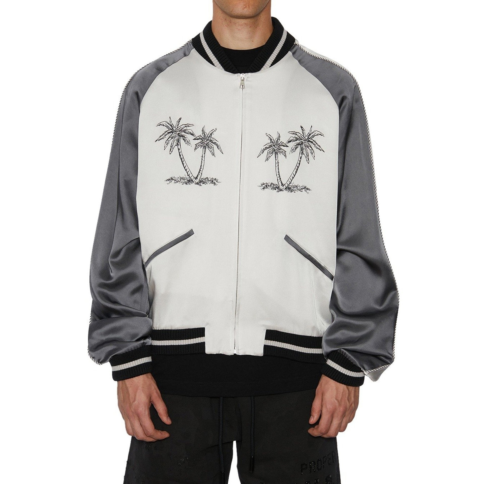 Palm Angels Palms Souvenir Bomber Jacket Men - 2