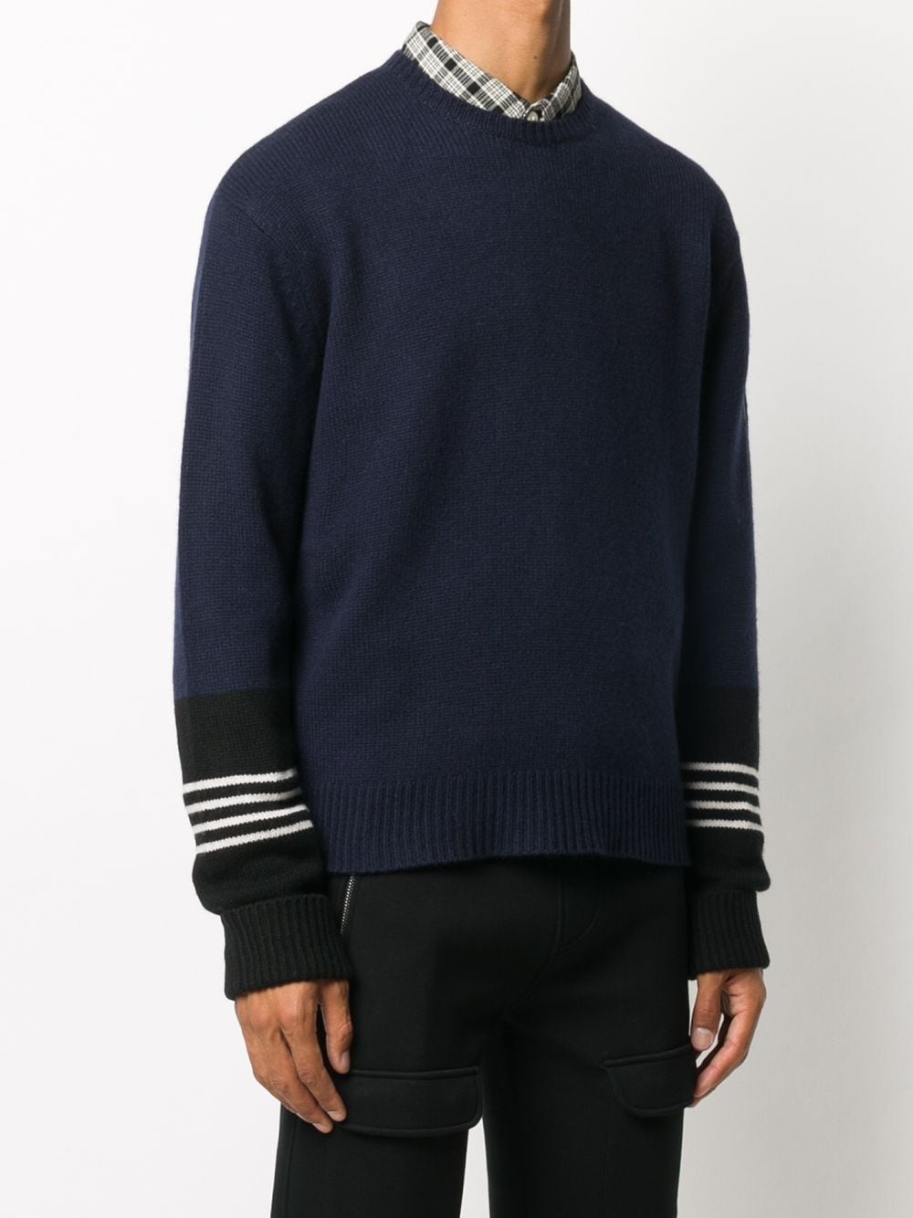 stripe-detail Thunderbolt-patch jumper - 3