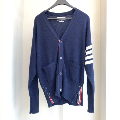 Thom - Thom Browne 2024 Cashmere Cardigan MKC001A 00011 415 - 1