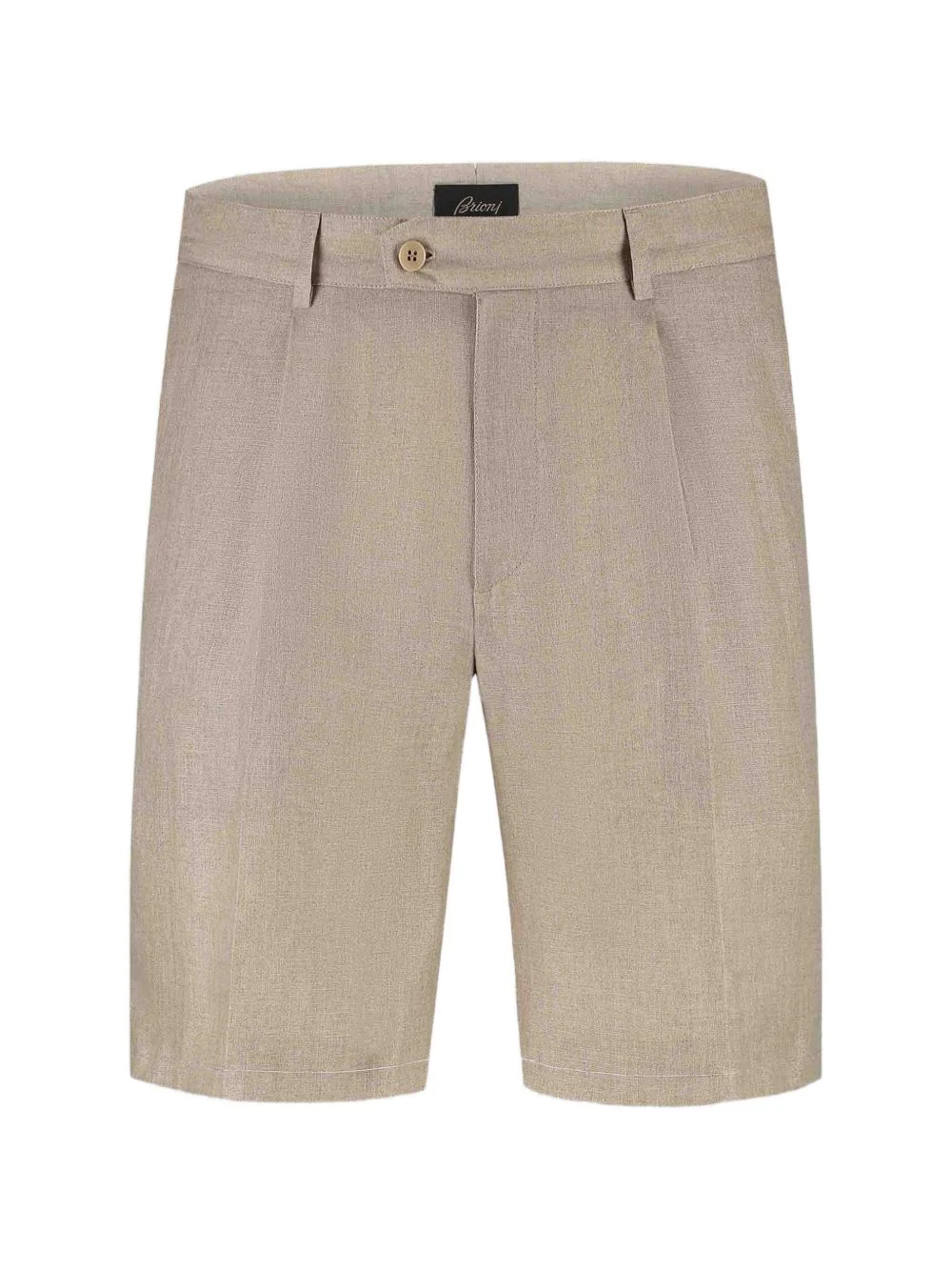 pleated chino shorts - 1
