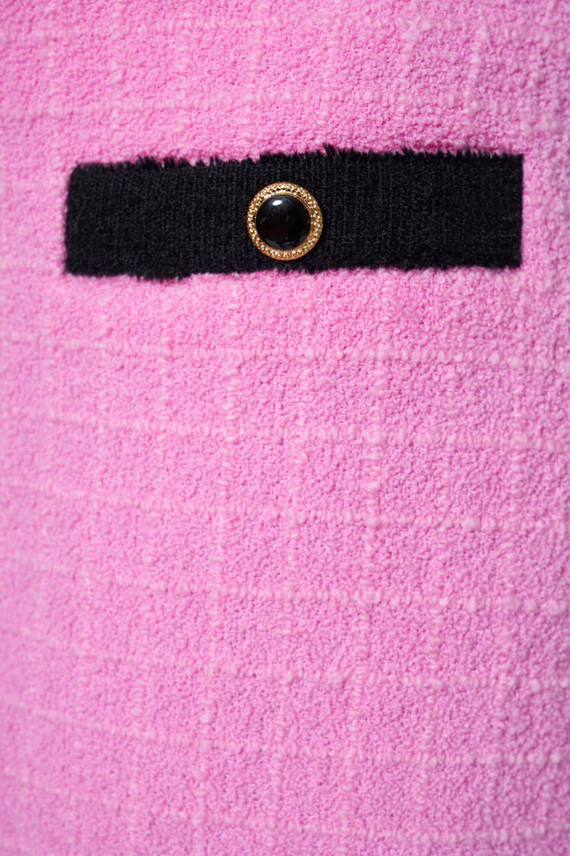 CHECKED TWEED BOUCLE LOW WAIST MINI SKIRT 3