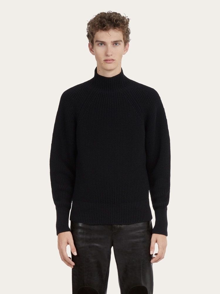 HIGH NECK SWEATER - 2