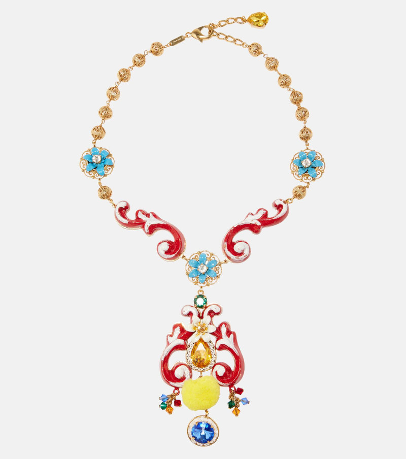 Embellished pedant necklace 1