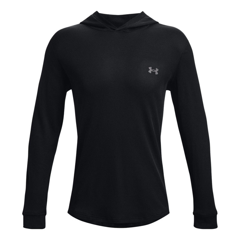 Under Armour Waffle Hoodie 'Black' 1302362-001 - 1