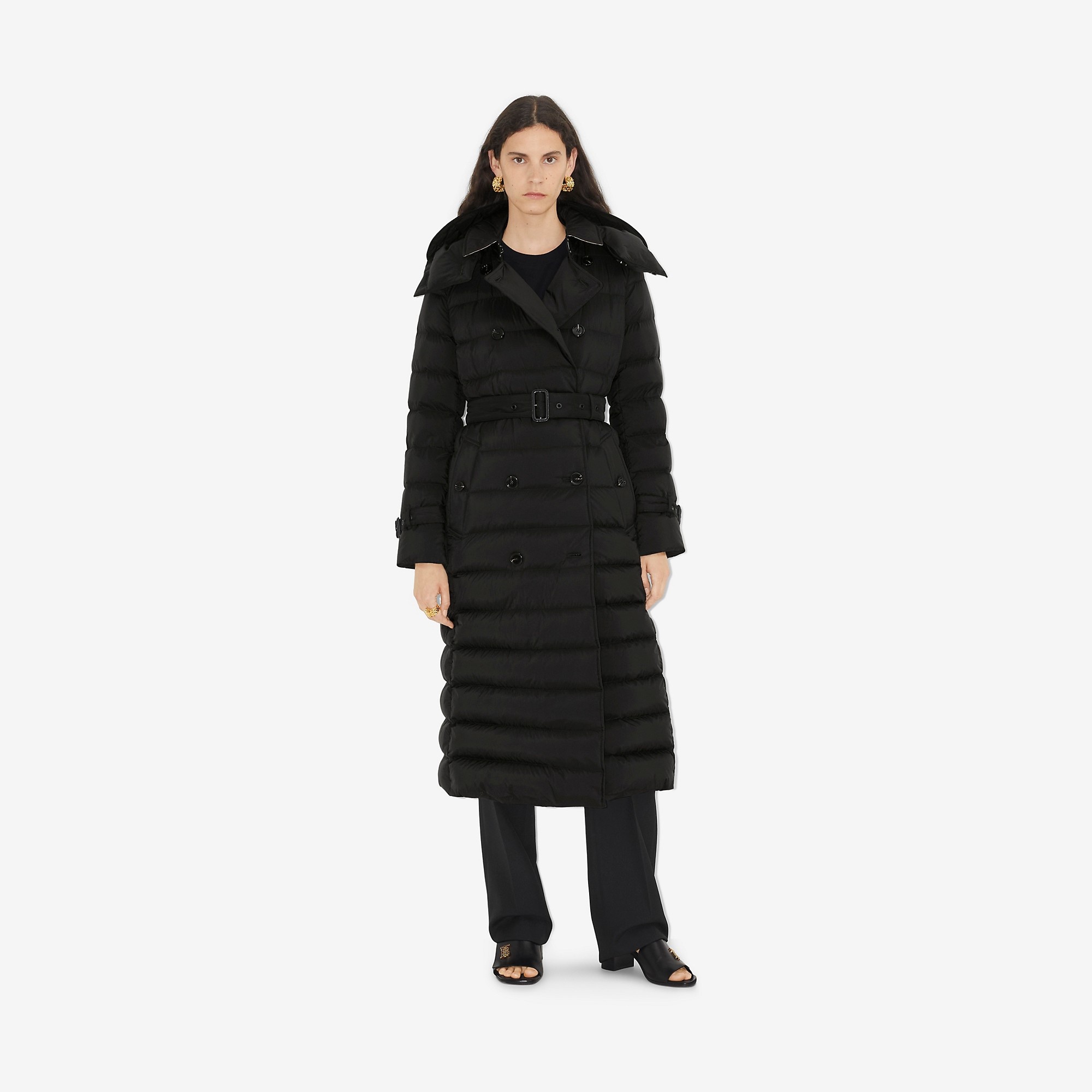 Detachable Hood Puffer Coat - 2