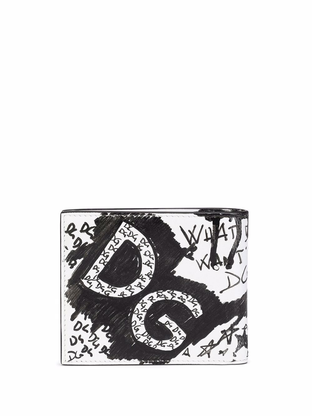 graffiti-print bi-fold wallet - 2