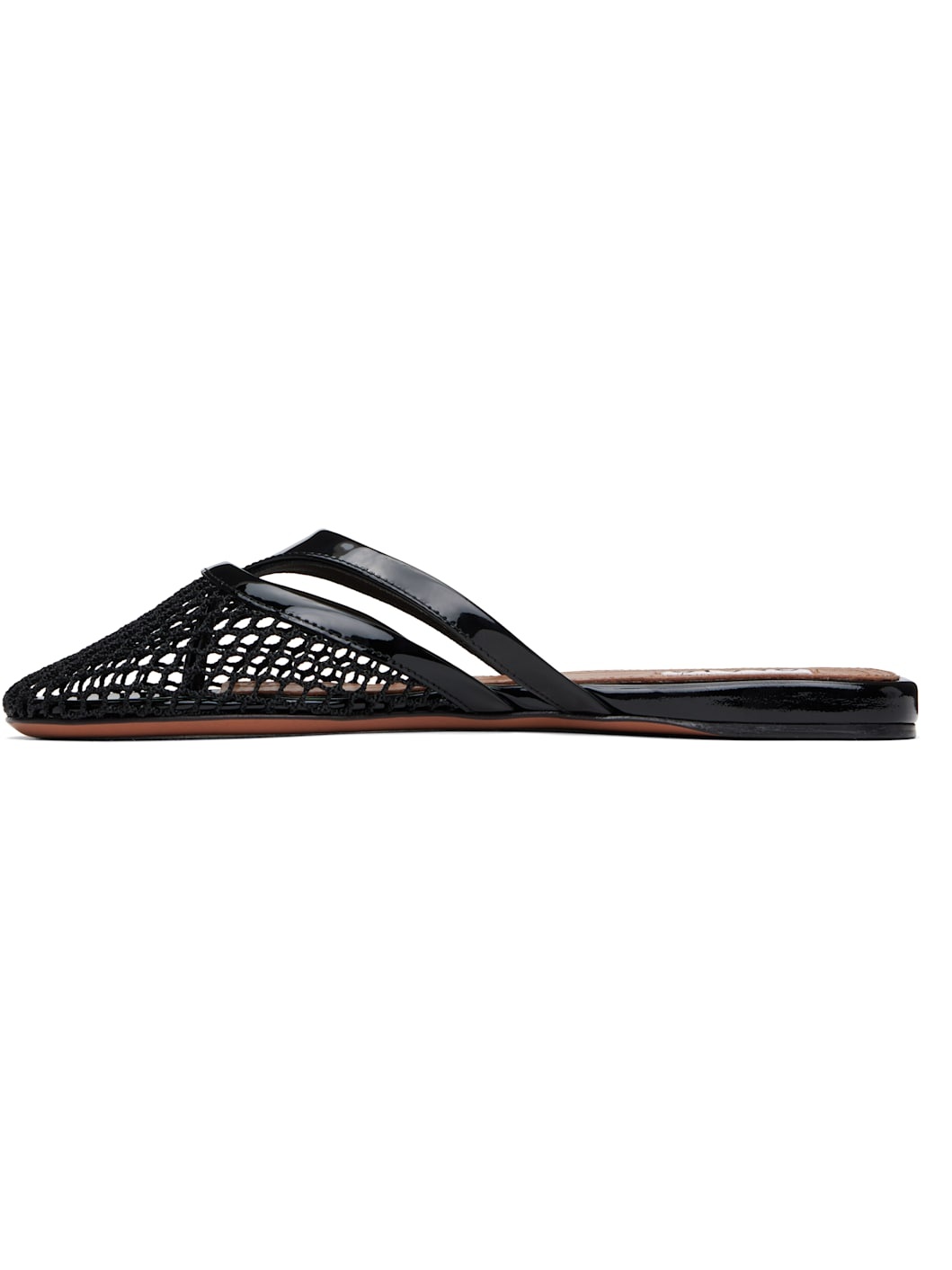 Black Net Fi Fishnet Mules - 3